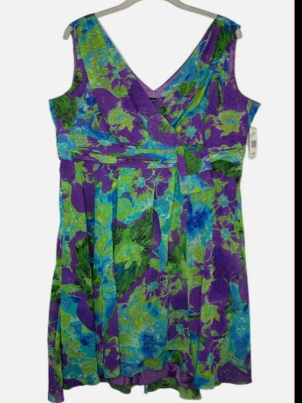 Jones NY Flowery Plus Size Dress